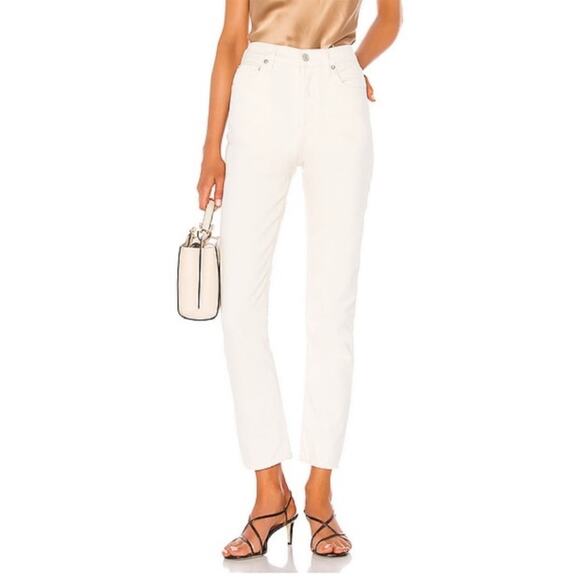 Agolde Remy High Rise Straight Jeans in Paper Size 26 - Picture 2 of 16